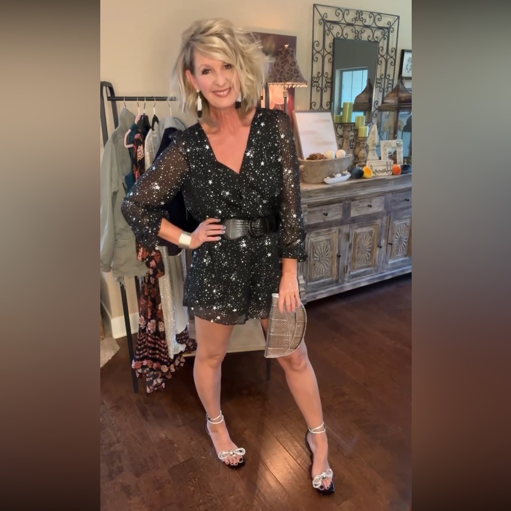 Silver Star Romper